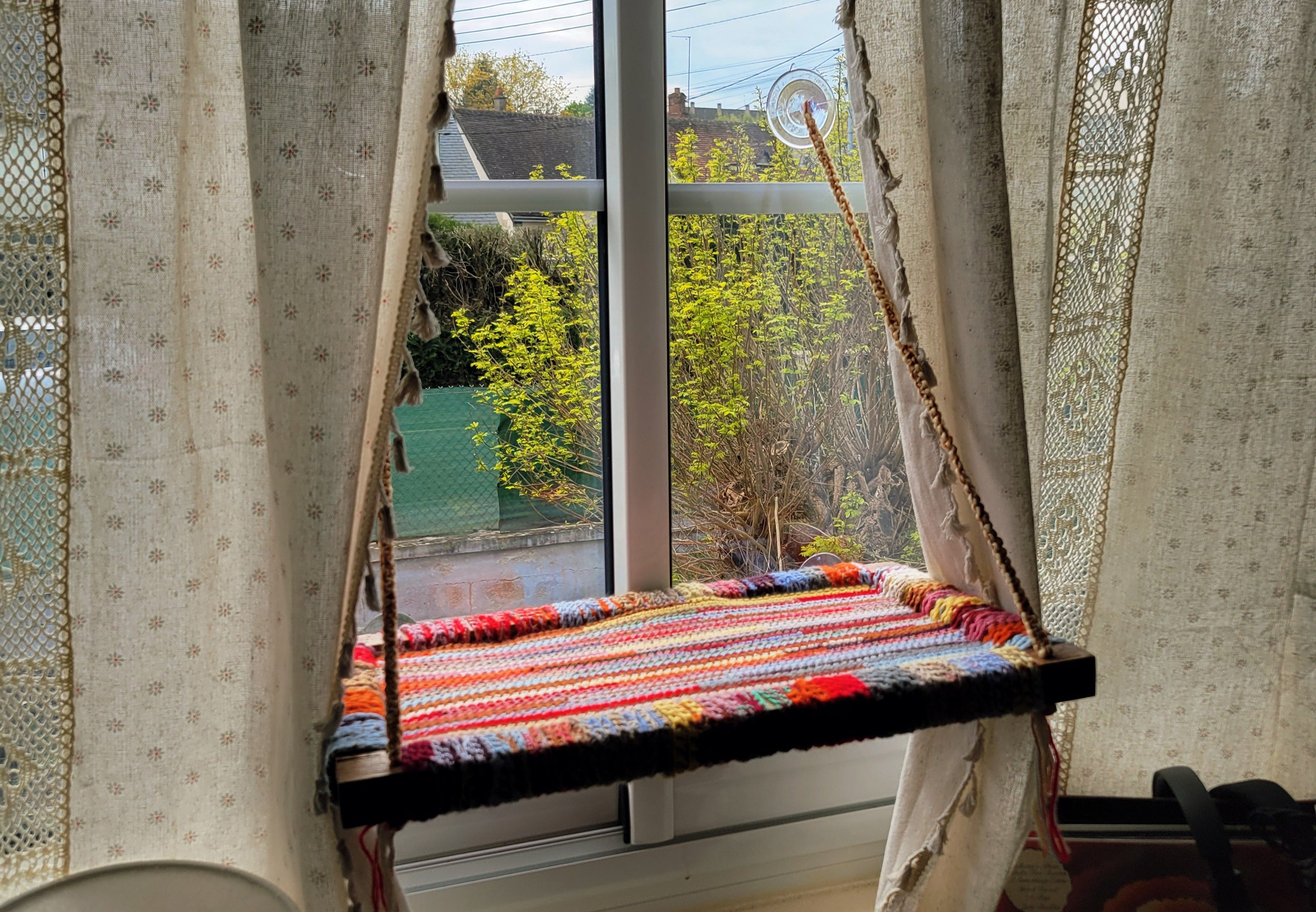 Hamac fenêtre modèle "Hippie"