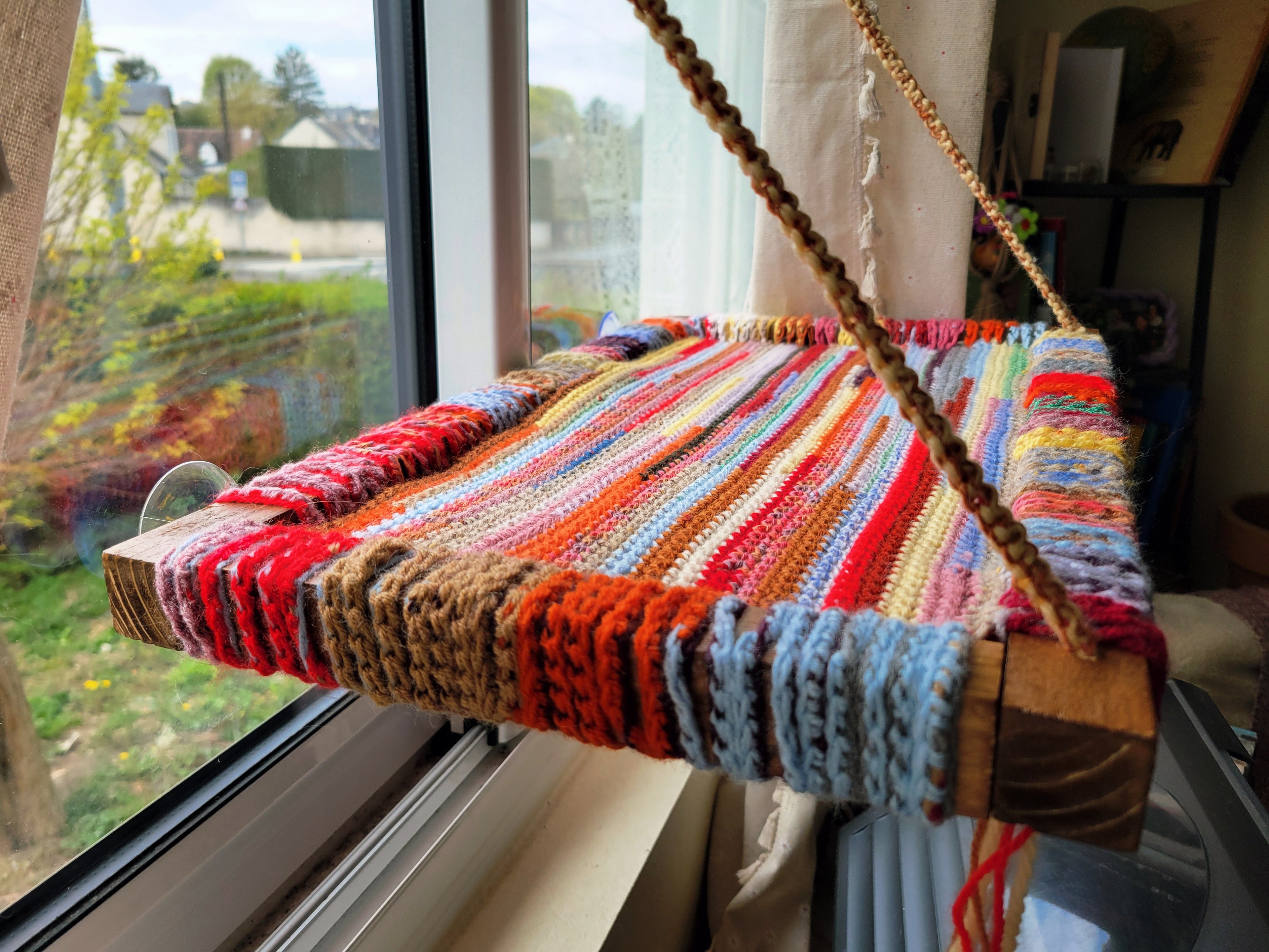 Hamac fenêtre modèle "Hippie"