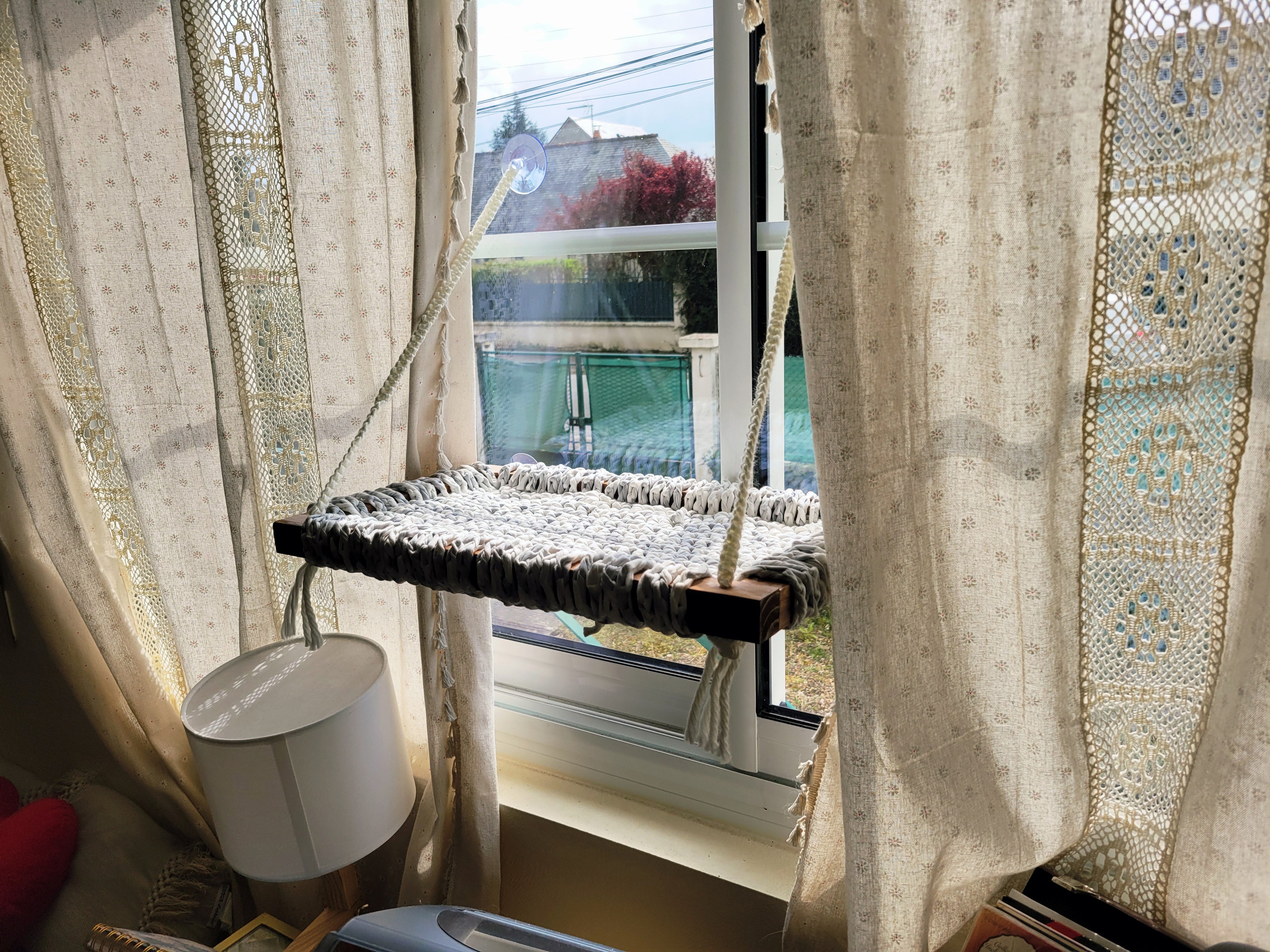 Hamac de fenêtre pour chat -Nuage-