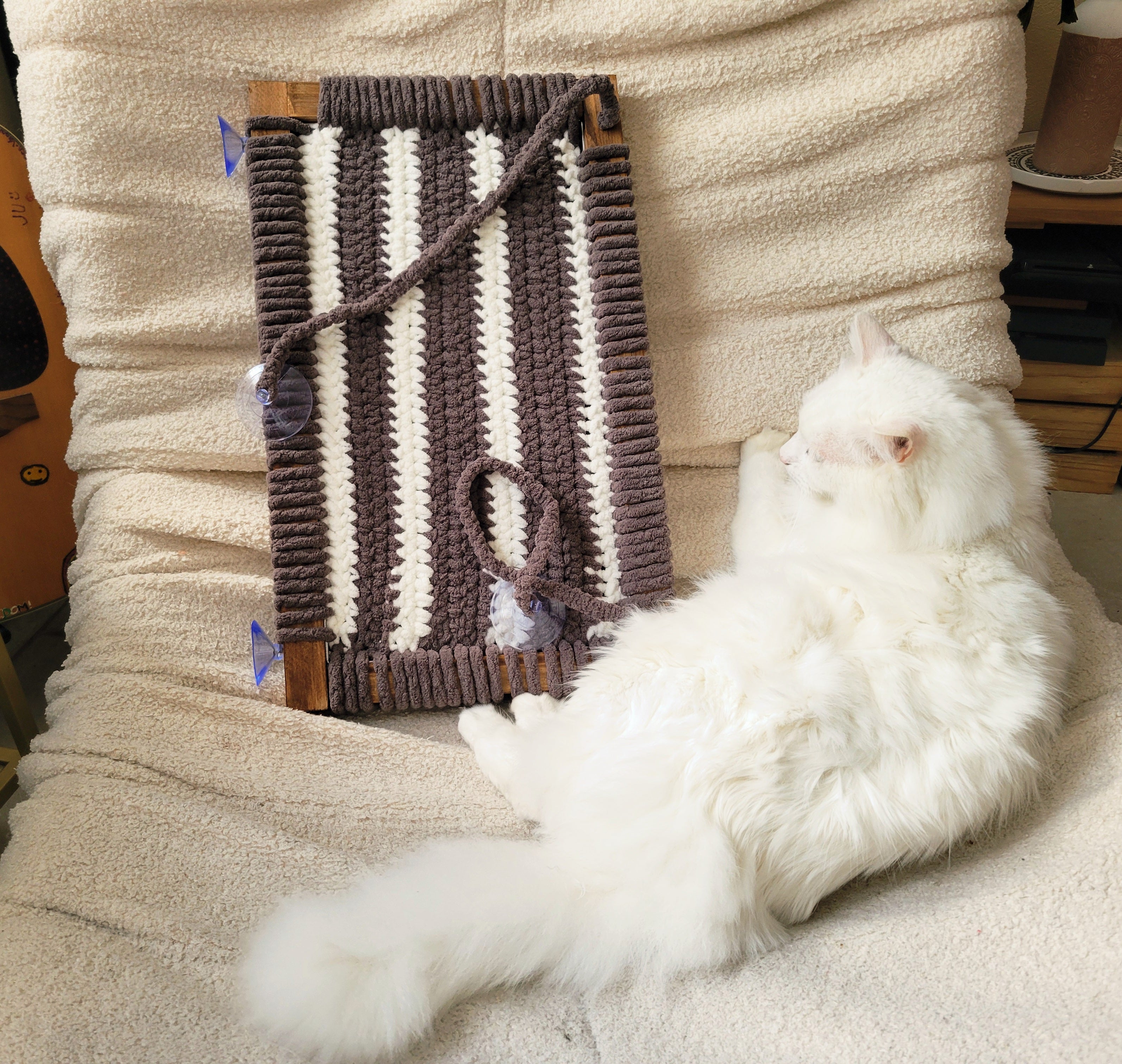 Hamac de fenêtre pour chat -Rayé-