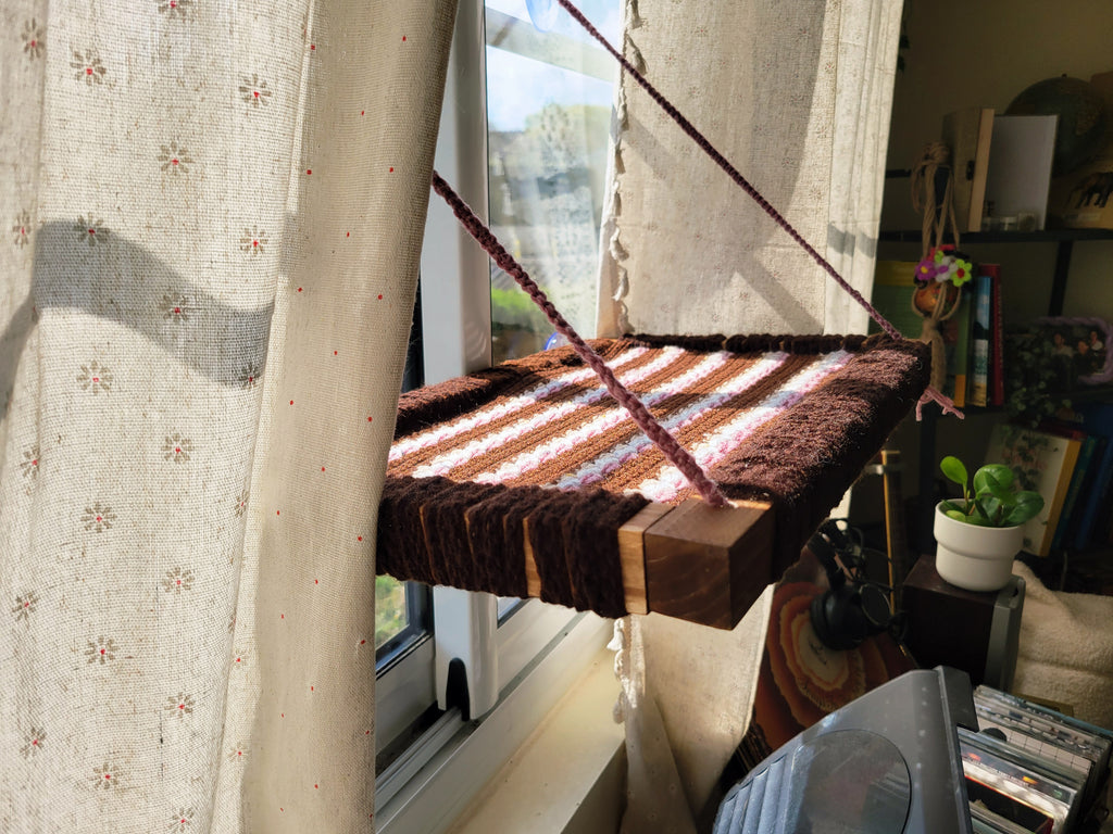 Hamac de fenêtre pour chat -Tulipe-