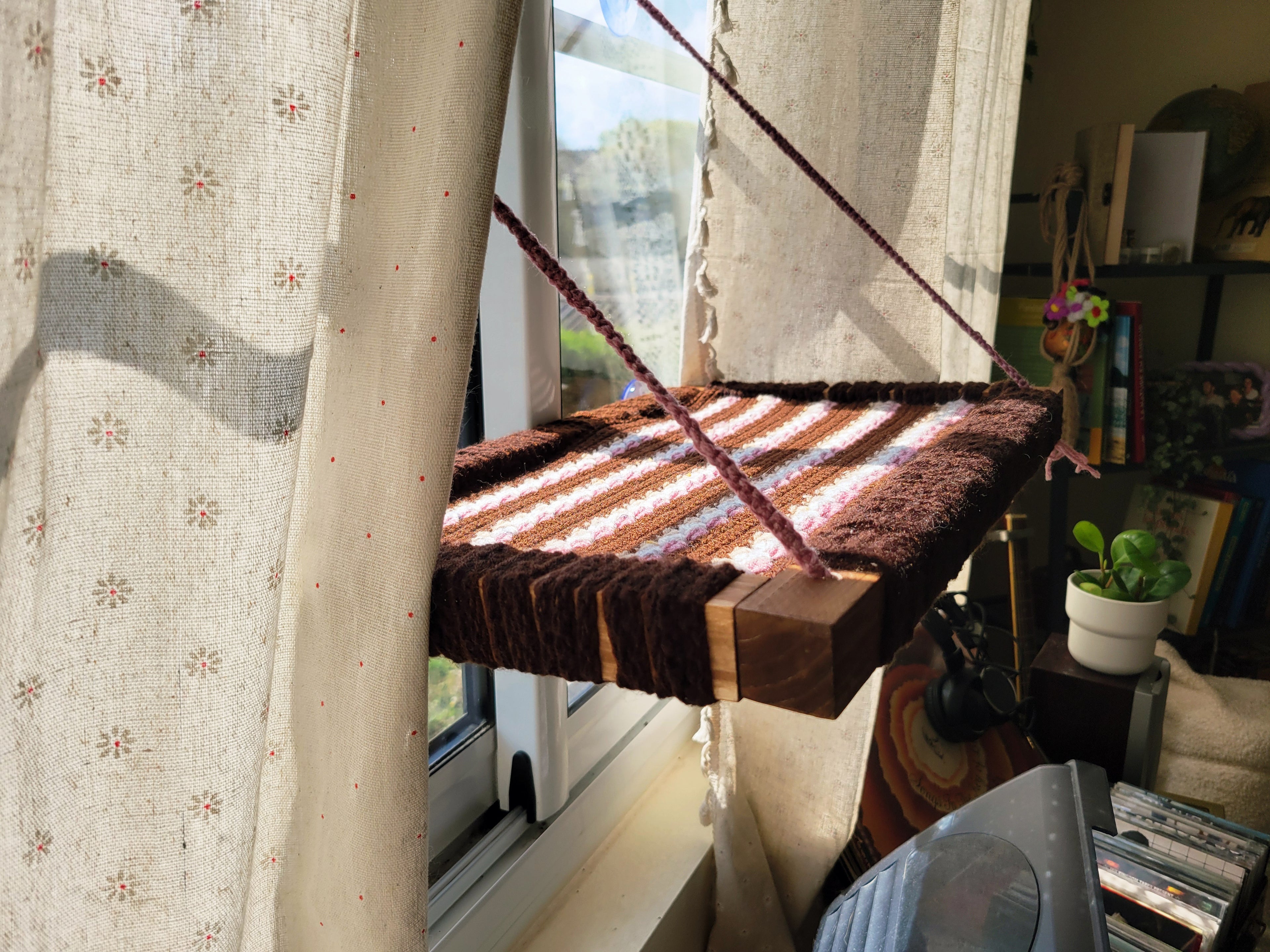 Hamac de fenêtre pour chat -Tulipe-