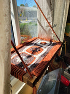 Hamac de fenêtre pour chat -Printemps-