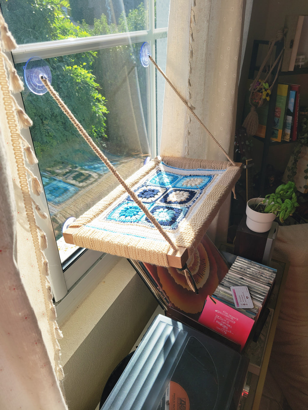 Hamac de fenêtre pour chat -Chamallow-