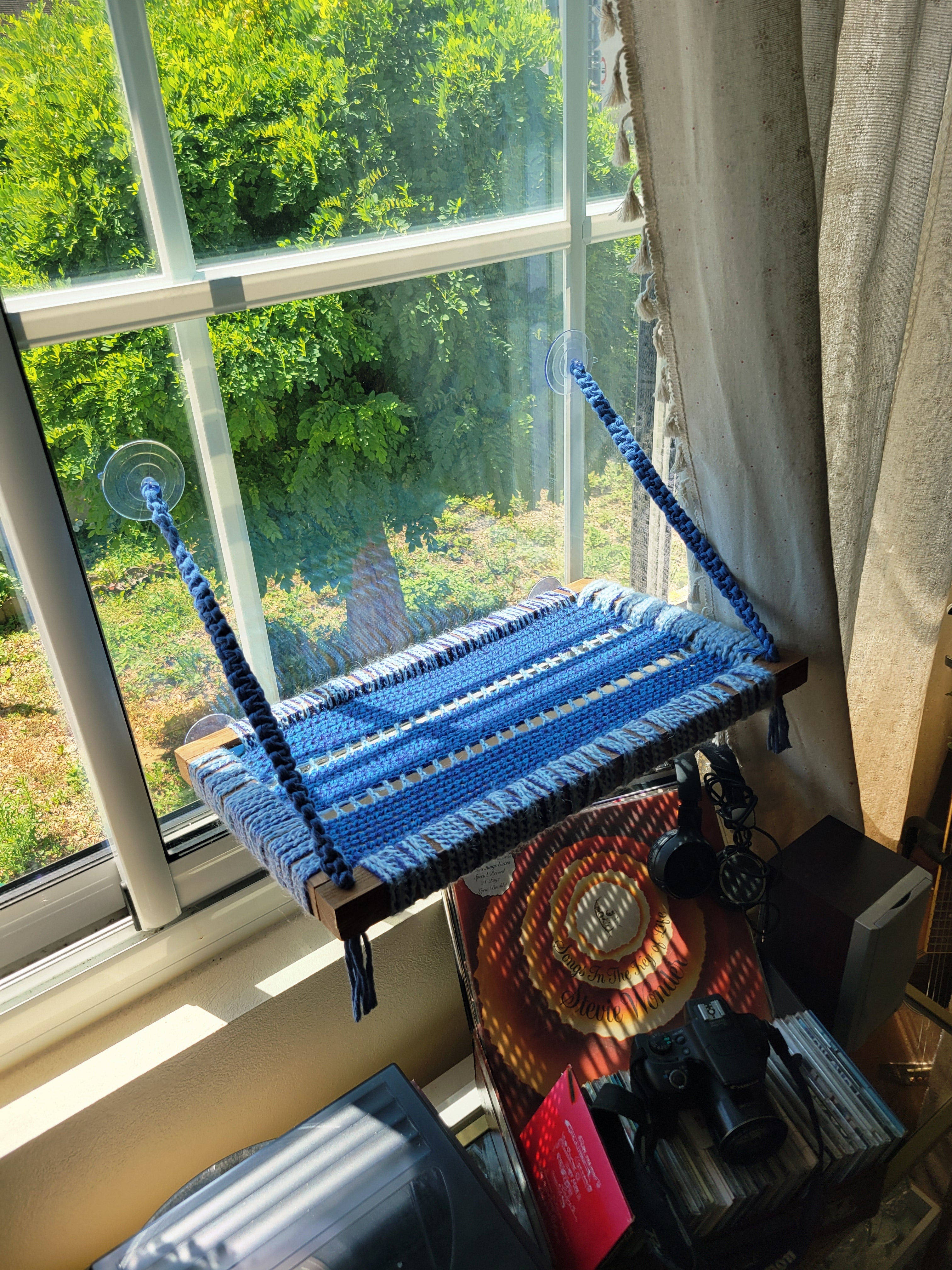 Hamac fenêtre chat modèle "Azur"