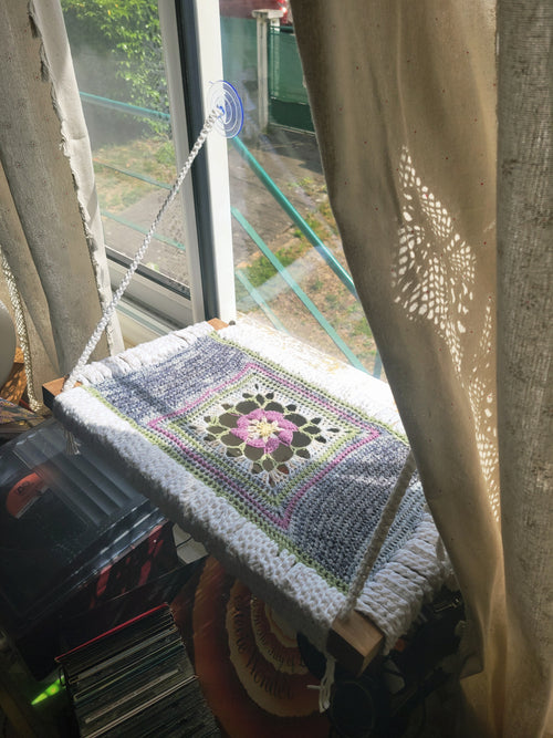 Hamac de fenêtre pour chat -Éclosion-